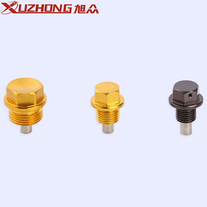 Magnetic oil drain screw